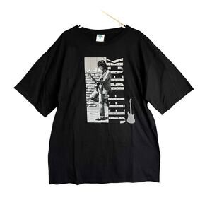 Vintage 90s Champ Label - 1995 JEFF BECK Concert Tour T-Shirt NOS Black Mens XL